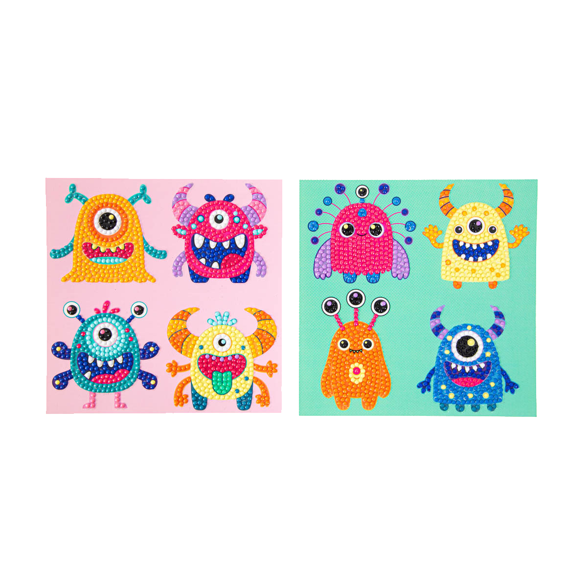 Tiny Monsters 2 | Diamond Painting Kits Kids | Diamond Dotz
