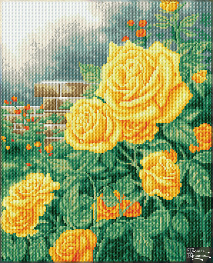 Diamond Dotz A Perfect Yellow Rose - 16.5" x 20.5"
