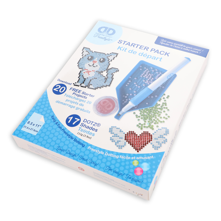 Diamond Dotz Designer Dotz Starter Kit - Complete Diamond Painting Tools and Accessories Set