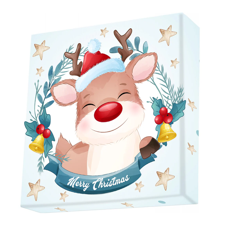 Diamond Dotz Decorative Box Christmas Trio Reindeer - 8.7" x 8.7"