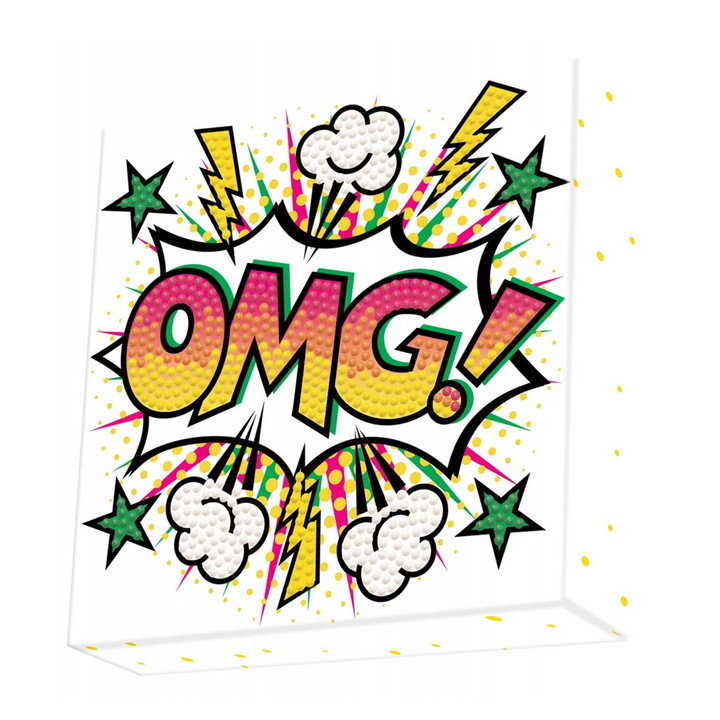 Diamond Dotz Decorative Box OMG - 5.9" x 5.9"