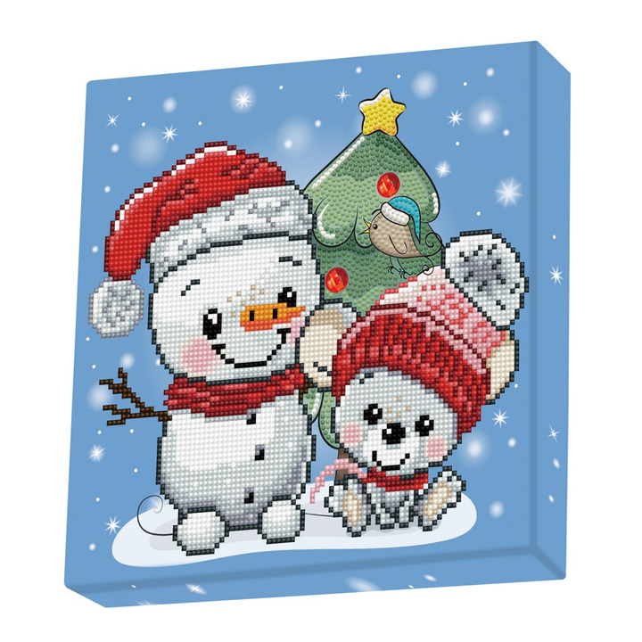 Diamond Dotz Decorative Box Baby Christmas - 11.0" x 11.0"