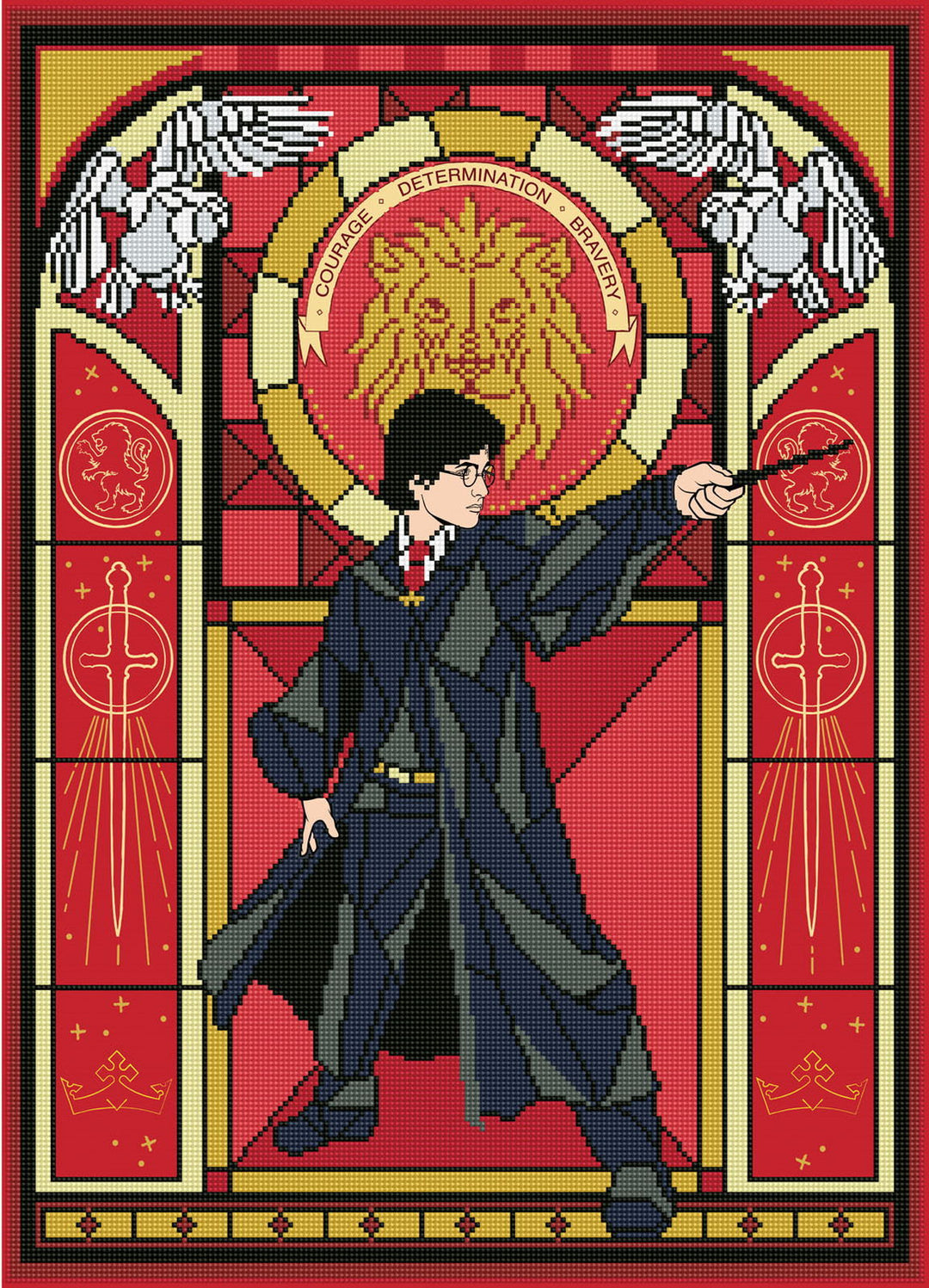 Diamond Dotz Harry Potter Harry Stained Glass - 20.5" x 28.4"