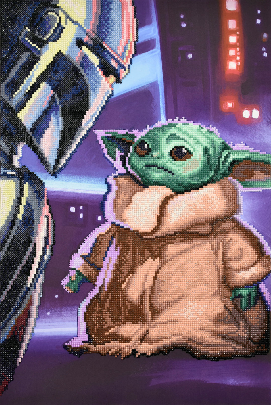 Diamond Dotz The Child & Mandalorian - 14.6 x 21.7 in