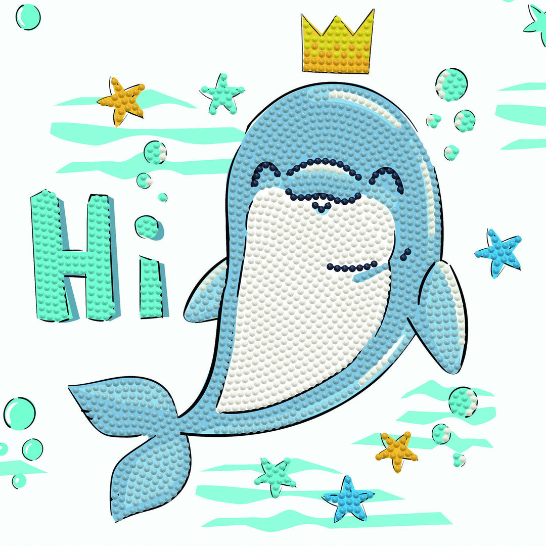 Diamond Dotz Dolphin Hi - 8.7 x 8.7 in