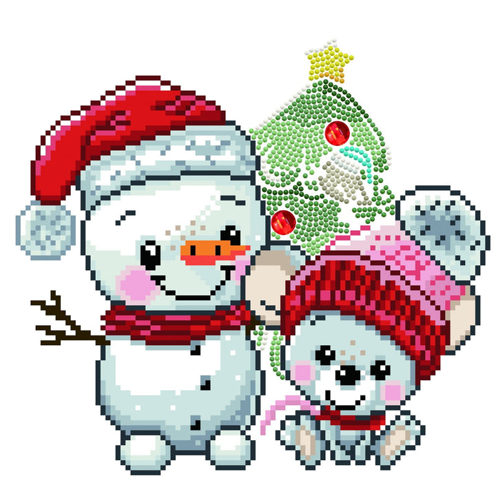 Diamond Dotz Decorative Box Baby Christmas - 11.0" x 11.0"