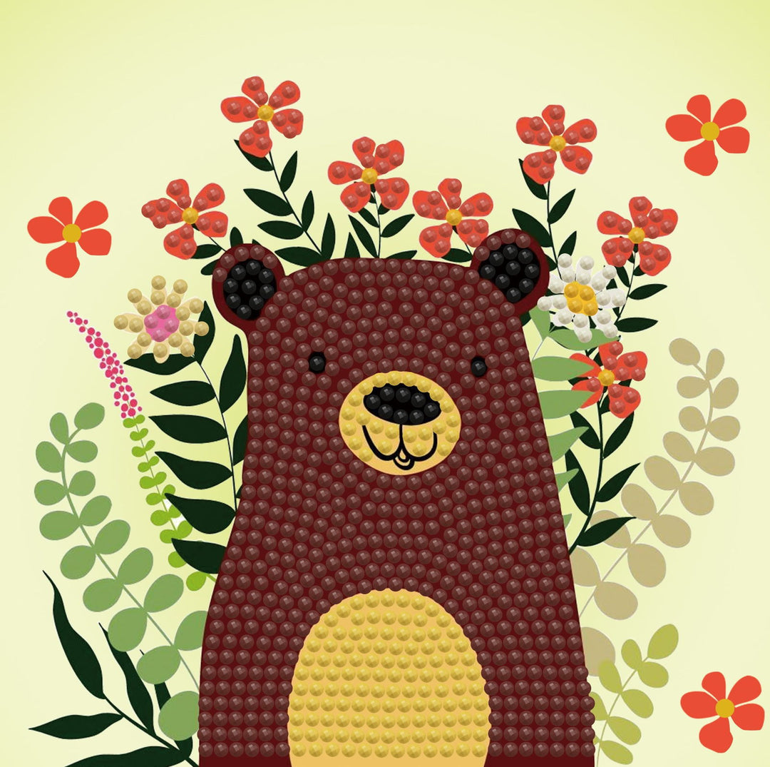Diamond Dotz Hide ‘n Seek Bear - 6.3 x 6.3 in