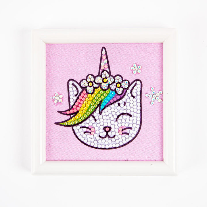 Diamond Dotz Uni Puss Framed Kit - 4.0" x 4.0"