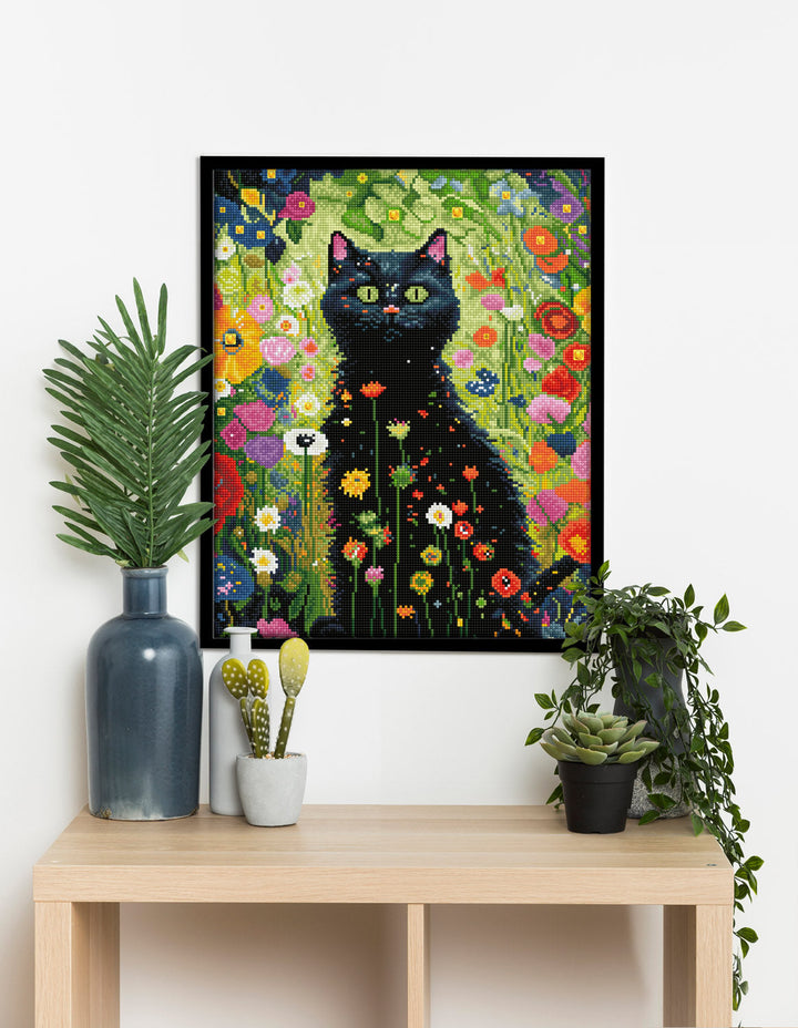 Diamond Dotz Garden Cat - 15.9" x 19.9"
