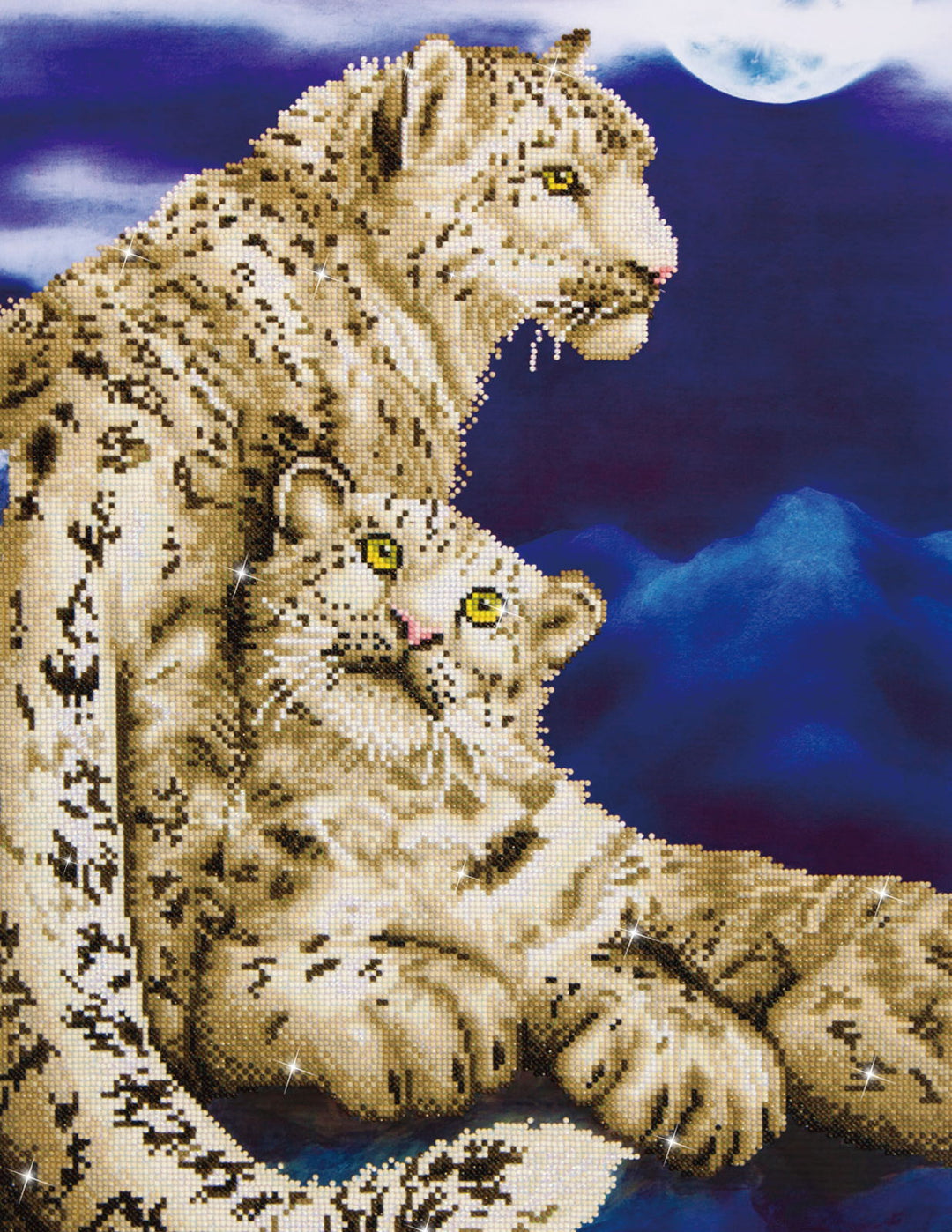 Diamond Dotz Snow Leopards - 20.5 x 30.3 in