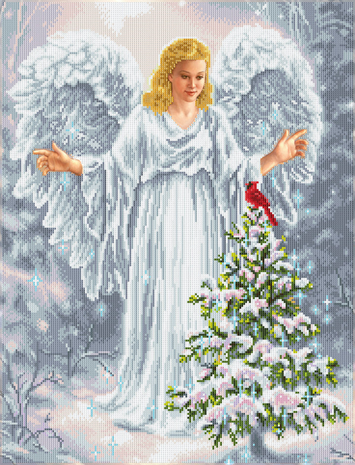 Diamond Dotz Christmas Angel - 20.5" x 26.8"