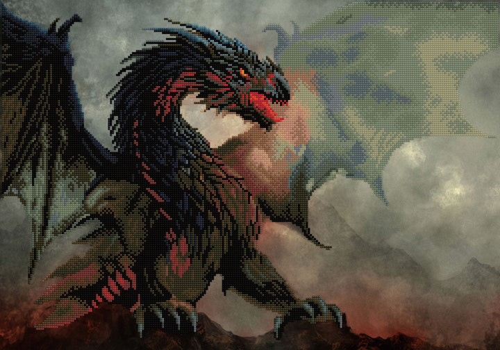 Diamond Dotz Dragon's Lair - 19.5" x 27.8"