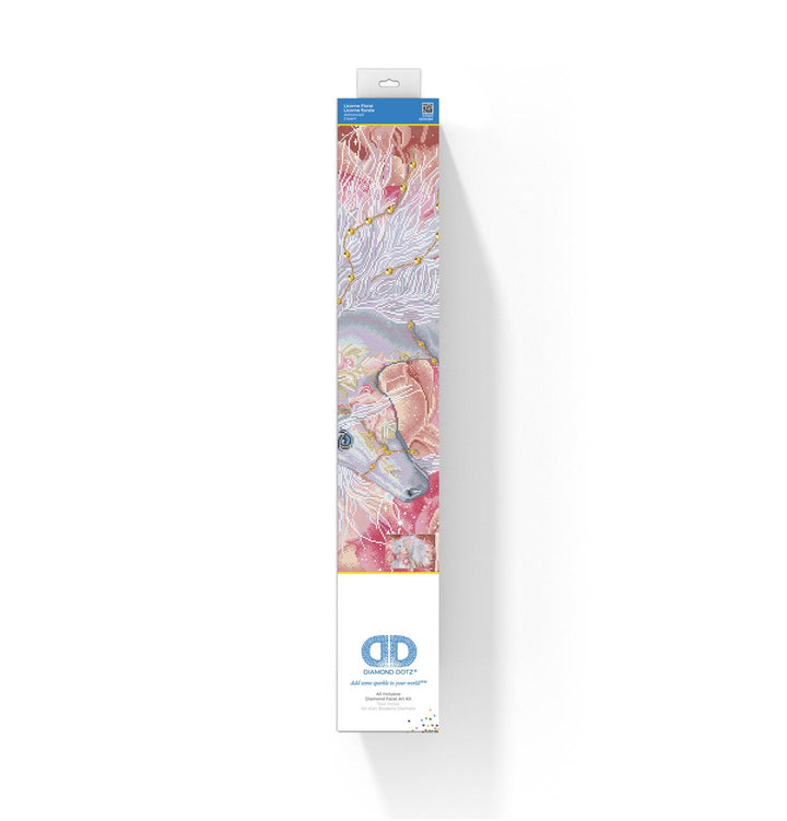 Diamond Dotz Licorne Floral - 38.2" x 26.4"