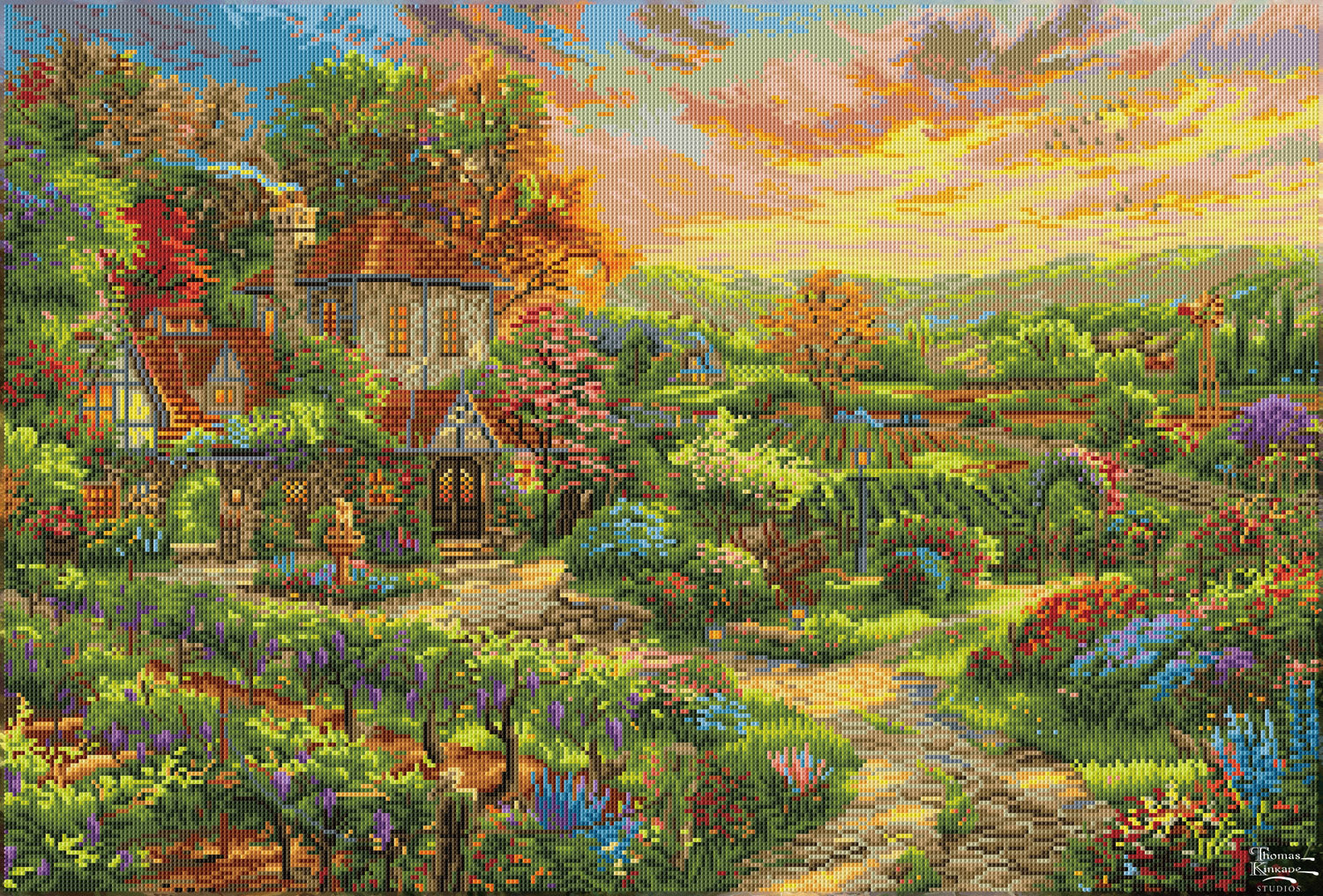 Wine Country Living | Diamond Painting Kits Landscapes