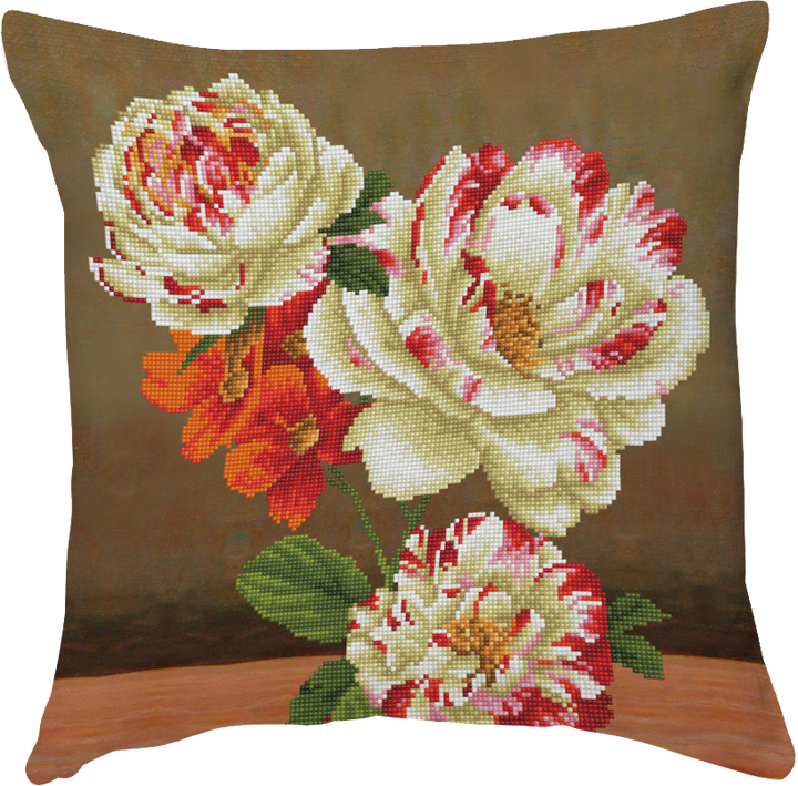 Diamond Dotz Camellia & Lilly Bouquet - 17.7" x 17.7"