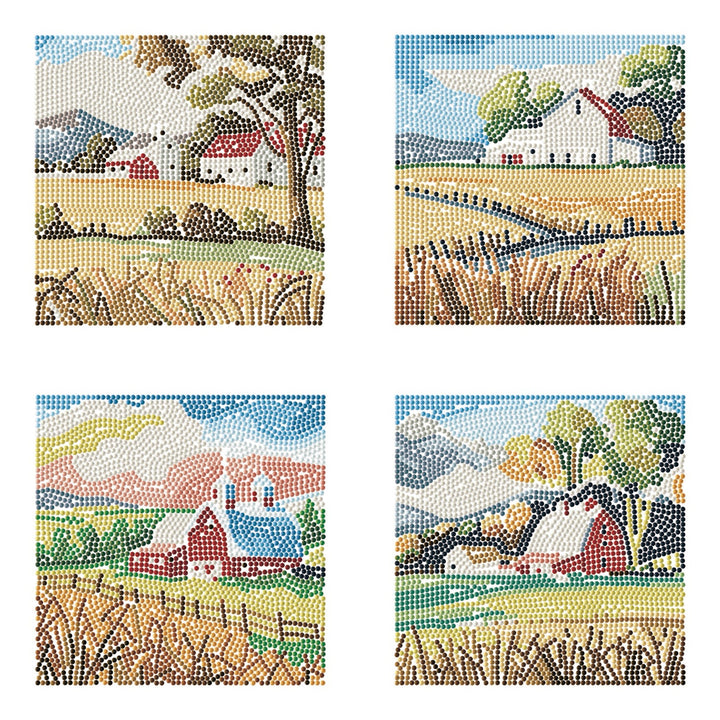 Diamond Dotz Mini Dotz Countryside Views Diamond Painting - 5.0" x 5.0"