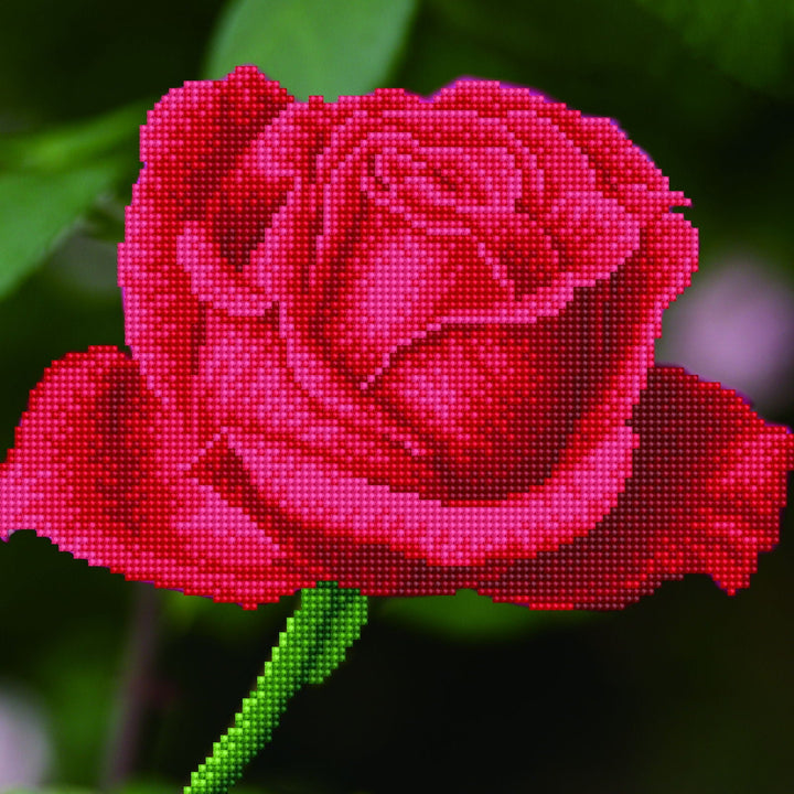 Diamond Dotz Rose Bud - 12.0" x 12.0"