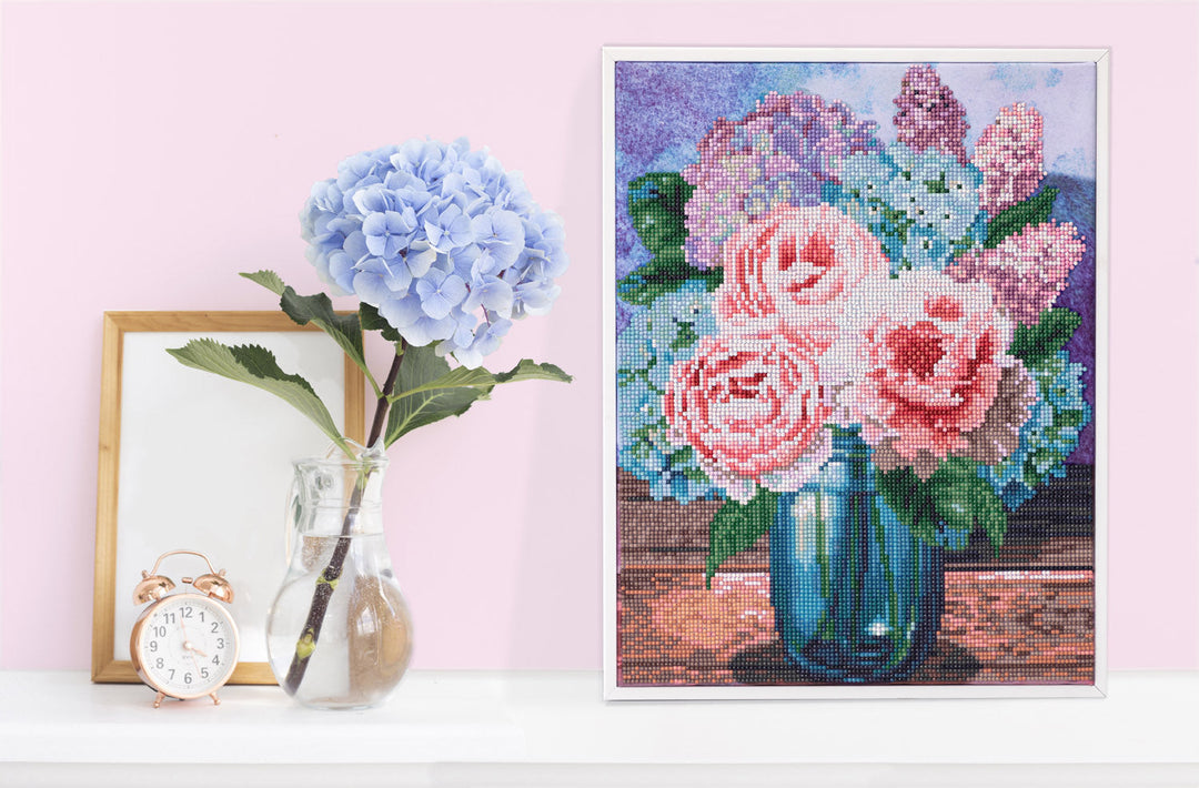 Diamond Dotz Pastel Bouquet - 12.6" x 16.5"