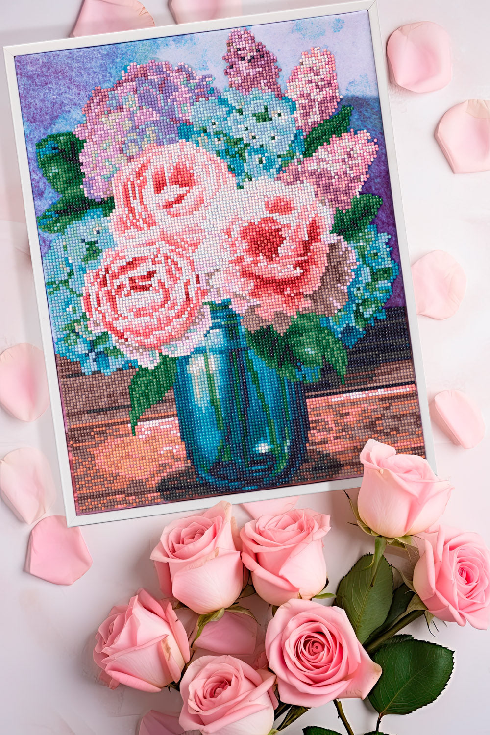 Diamond Dotz Pastel Bouquet - 12.6" x 16.5"