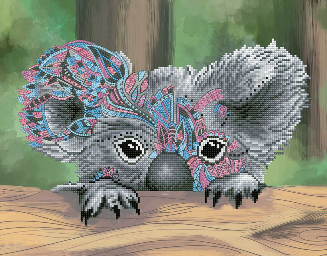Diamond Dotz Hide N Seek Koala - 17.91 x 13.98 in