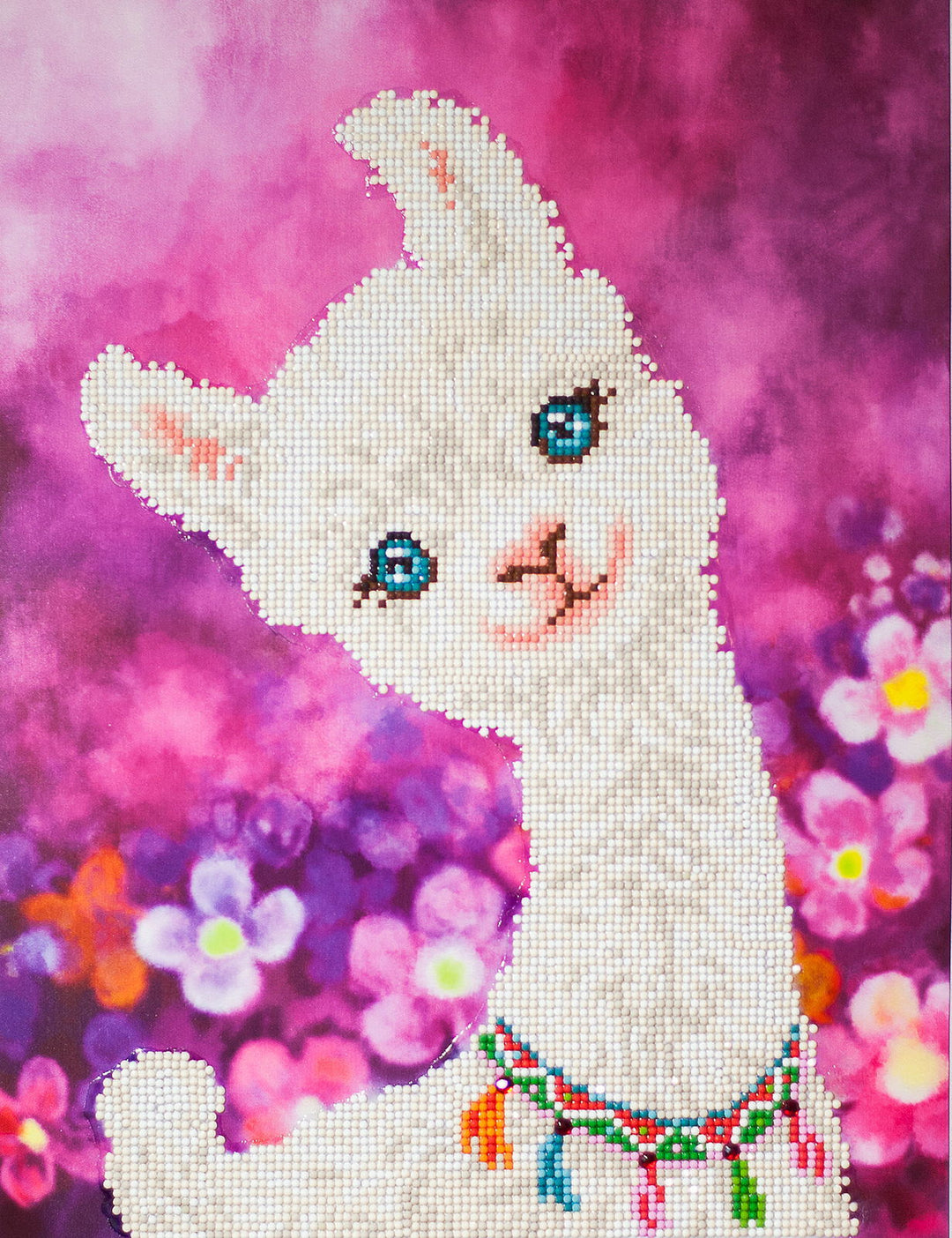 Diamond Dotz Lulu Llama with Frame - 16.5 x 12.6 in