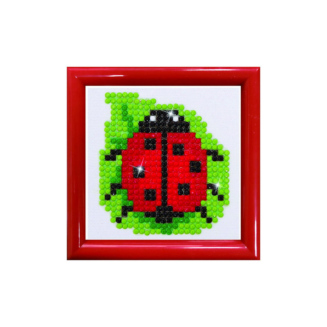 Diamond Dotz Lady Luck with Frame - 2.8 x 2.8 in