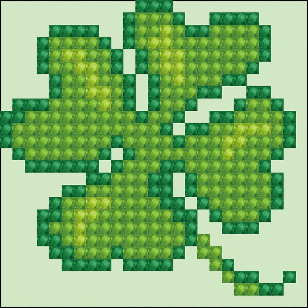 Diamond Dotz Lucky Leaves - 12 x 12 in