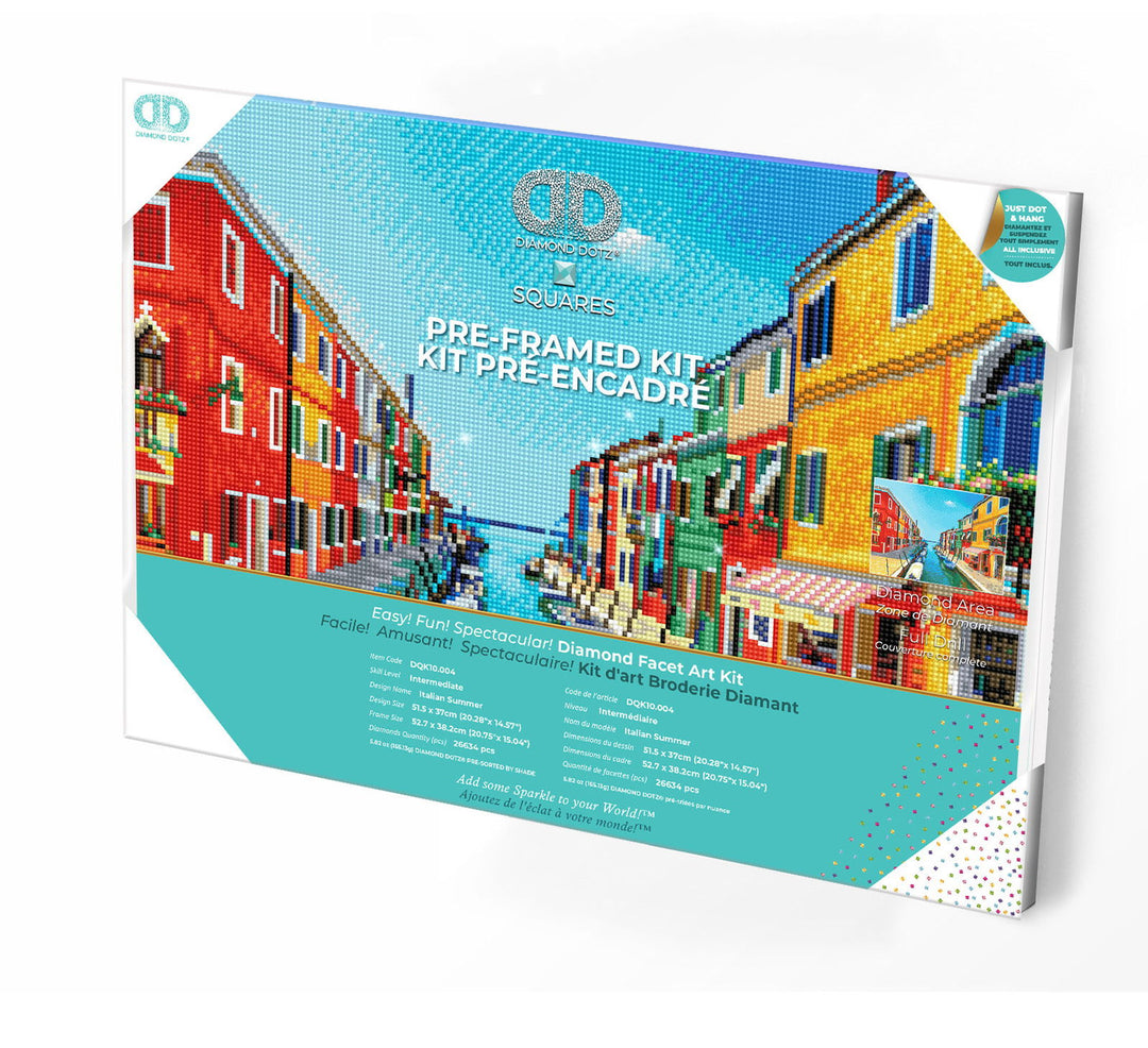 Diamond Dotz Italian Summer - Pre-Framed Kit - 20.28 x 14.57 in
