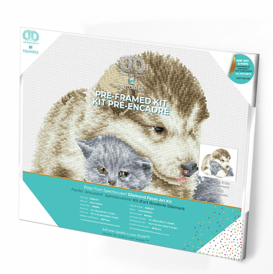 Diamond Dotz Besties - Pre-Framed - 12.99 x 16.14 in