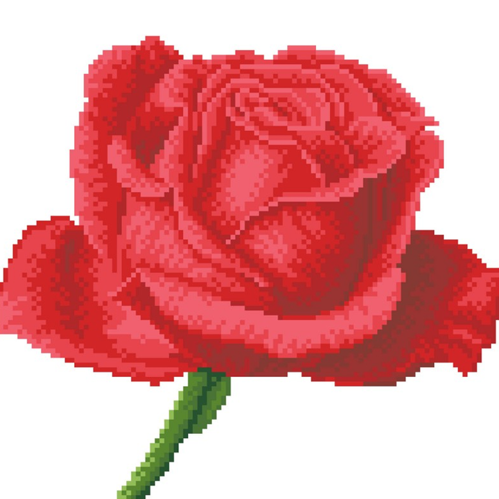 Diamond Dotz Rose Bud - 12.0" x 12.0"