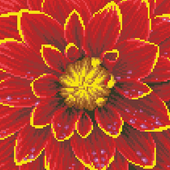 Diamond Dotz Dahlia - 12.0" x 12.0"