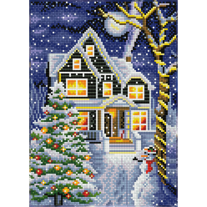 Diamond Dotz Christmas Night - 13.8" x 9.8"