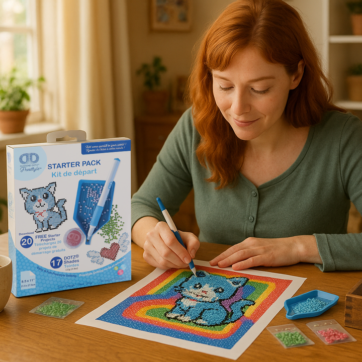Diamond Dotz Designer Dotz Starter Kit - Complete Diamond Painting Tools and Accessories Set