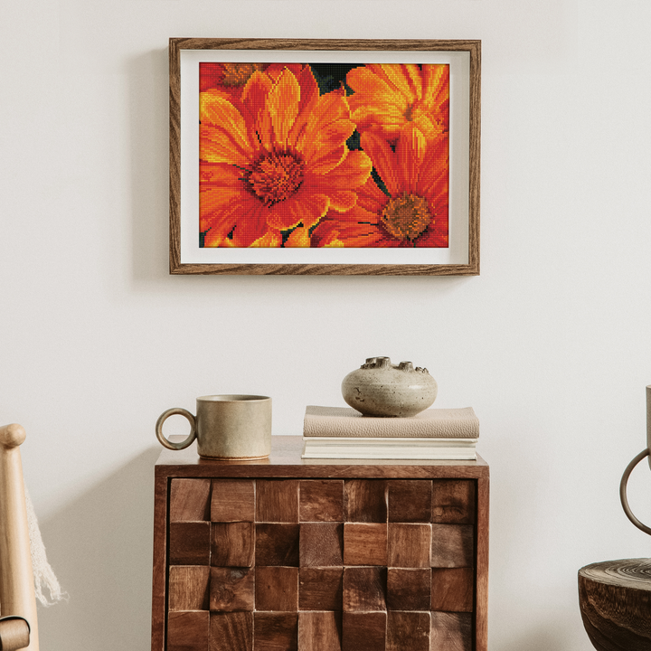 Diamond Dotz Delosperma in Bloom - 15.8" x 11.8"