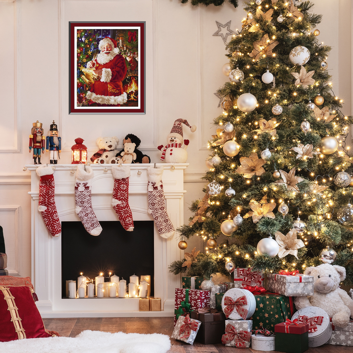 Diamond Dotz Santa's List - 22.4" x 28.4"