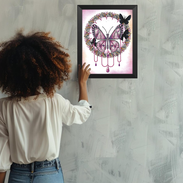Diamond Dotz Butterfly Art - 16.3" x 20.3"