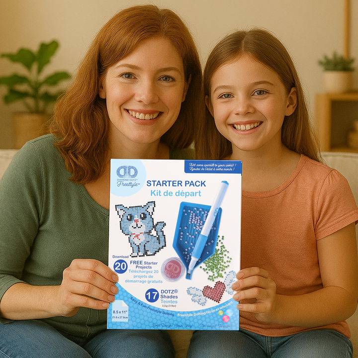 Diamond Dotz Designer Dotz Starter Kit - Complete Diamond Painting Tools and Accessories Set