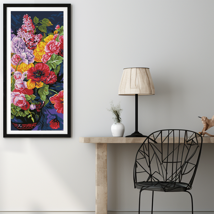 Diamond Dotz Romantic Bouquet - 12.6" x 28.4"