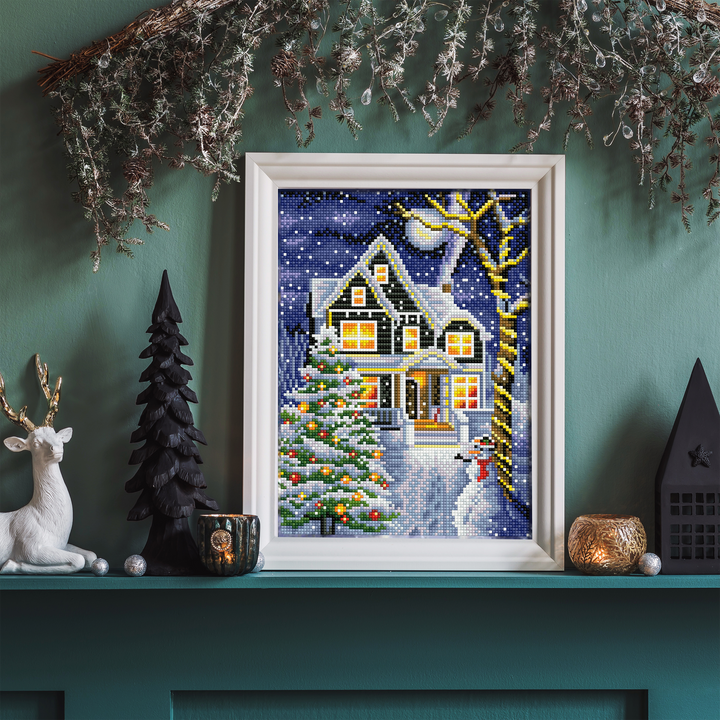 Diamond Dotz Christmas Night - 13.8" x 9.8"