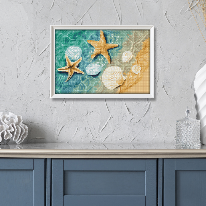 Diamond Dotz Crystal Shore - 16.1" x 11.0"