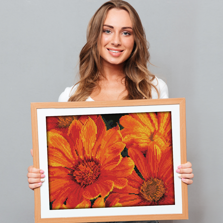 Diamond Dotz Delosperma in Bloom - 15.8" x 11.8"