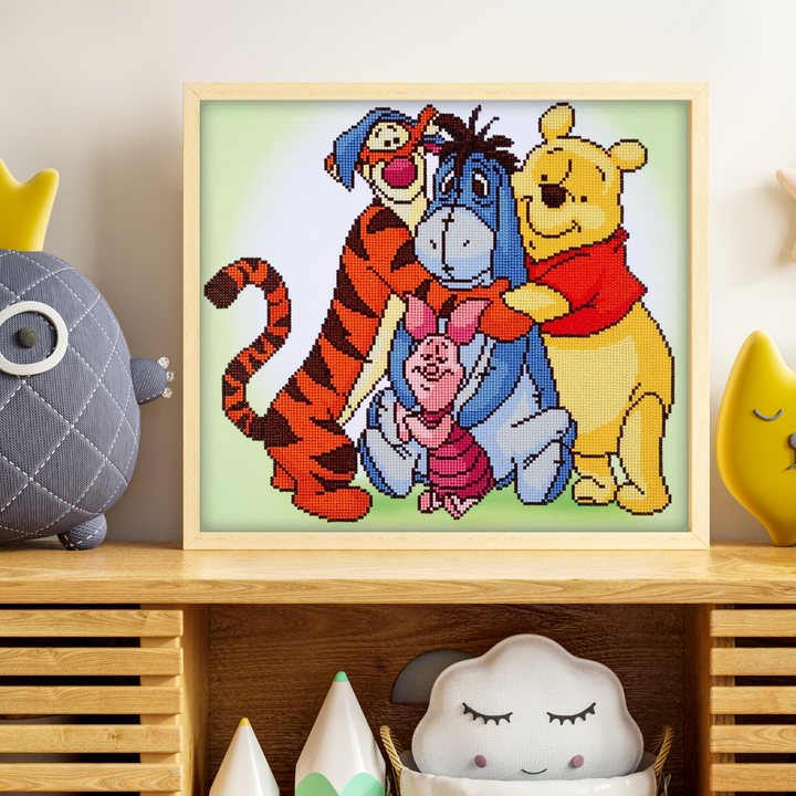 Diamond Dotz Pooh & Friends - 18.5" x 16.5"