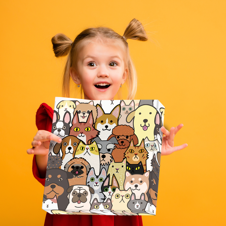 Diamond Dotz Decorative Box Dogs & DOTZ - 11.0" x 11.0"