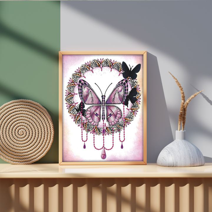 Diamond Dotz Butterfly Art - 16.3" x 20.3"
