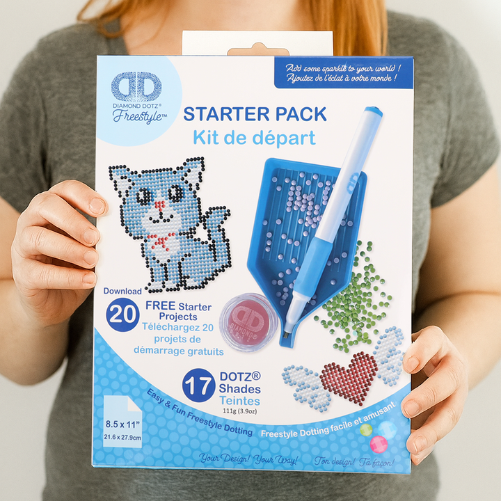 Diamond Dotz Designer Dotz Starter Kit - Complete Diamond Painting Tools and Accessories Set
