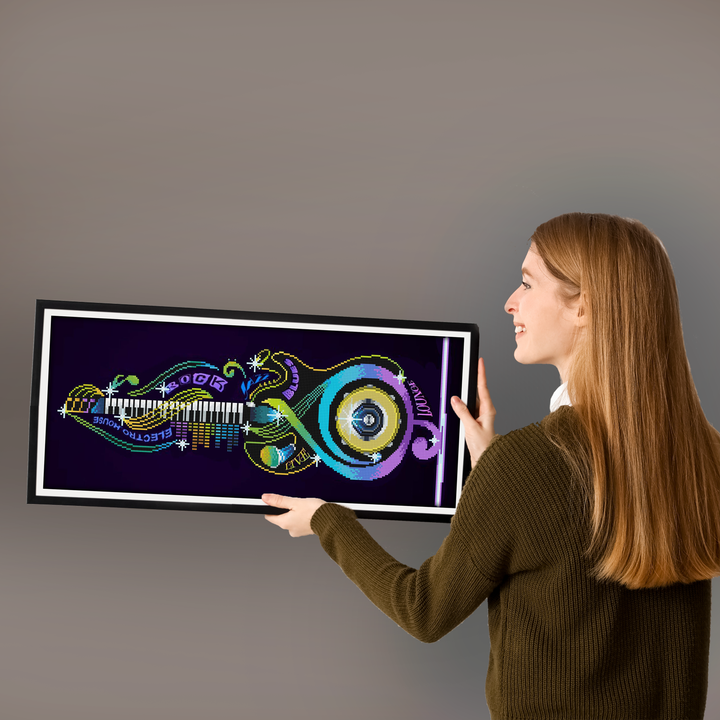 Diamond Dotz Guitar Icon - 12.2" x 30.3"