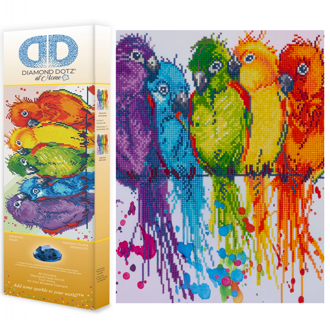 Diamond Dotz Rainbow Chums - 16.14 x 16.14 in