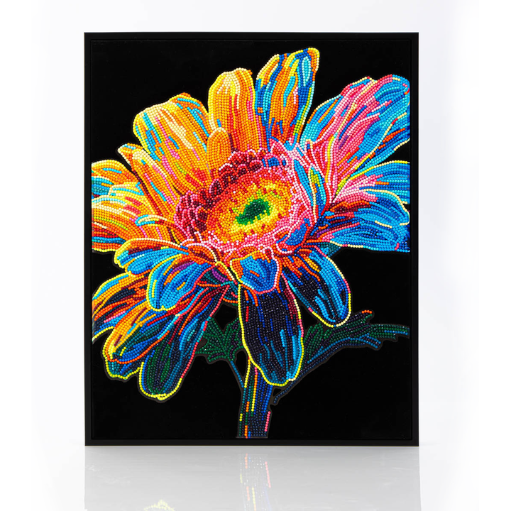 Diamond Dotz Neon Flock Gerbera - 14.0" x 18.0"