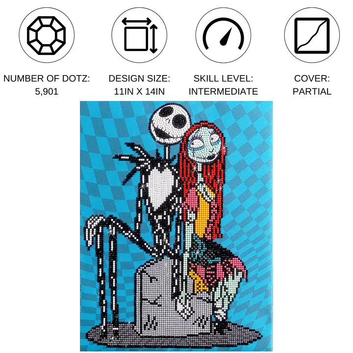 Diamond Dotz Jack & Sally – 11" x 14