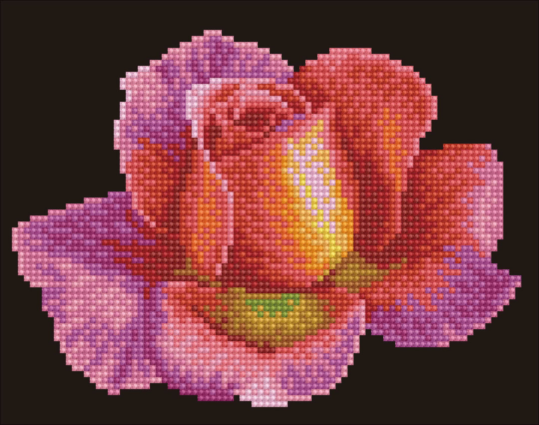 Diamond Dotz Budding Rose - 6.3 x 6.3 in